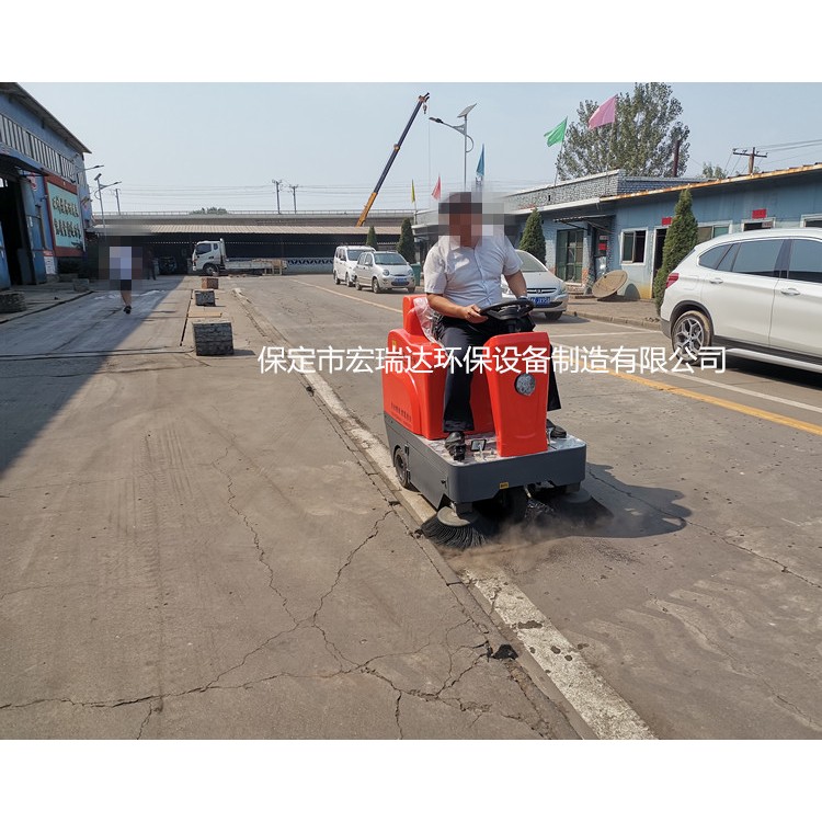 小区小型地面清扫车 宏瑞达工业车间扫地机