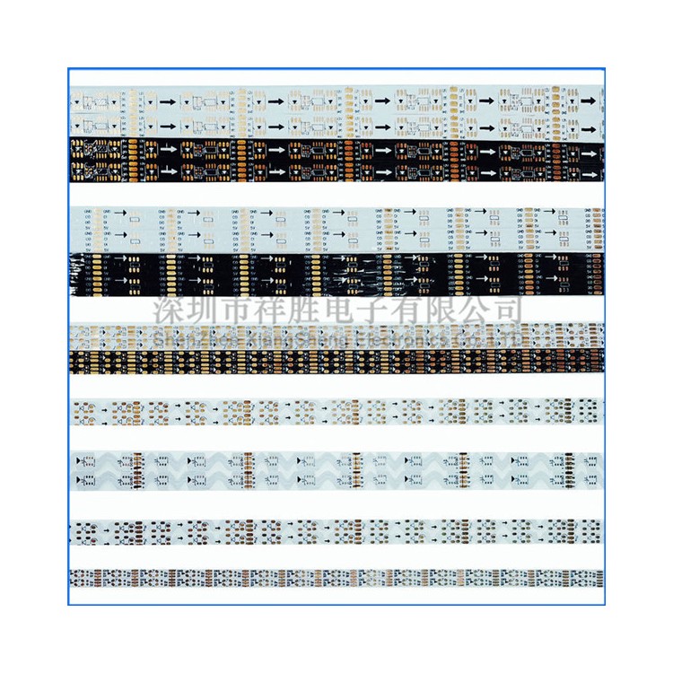 LED软灯条双面板 FPC软灯条PCB软板 可折弯LED铝基