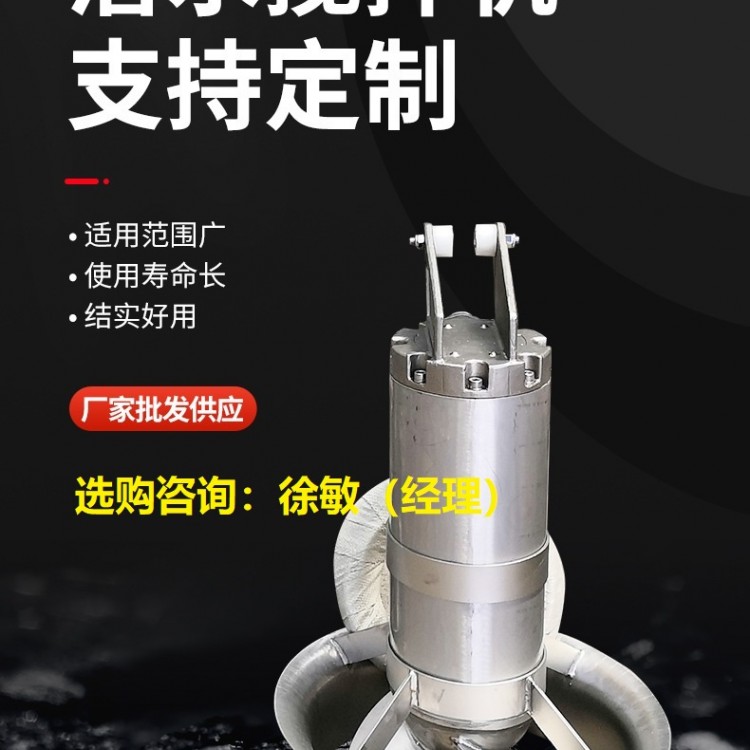 南京中德环保生产销售QJB0.37/6不锈钢潜水搅拌机